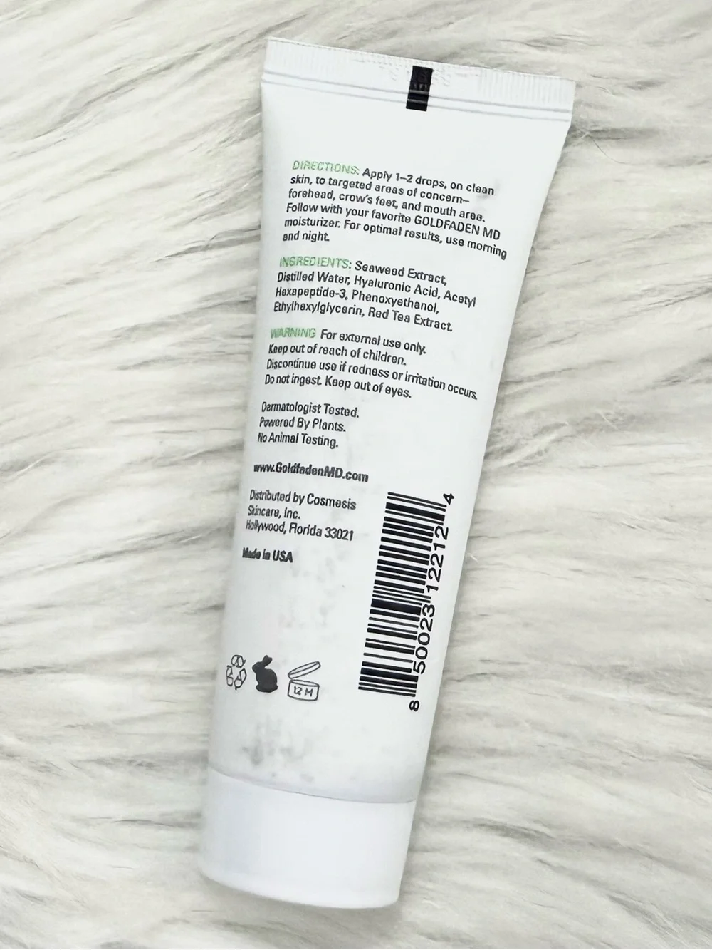 GOLDFADEN MD Needle-Less Line Smoothing Concentrate New and Sealed 1.69 fl oz